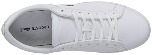 Lacoste Straightset BL 1 CAM, Zapatillas Hombre, Blanc (White), 46.5 EU