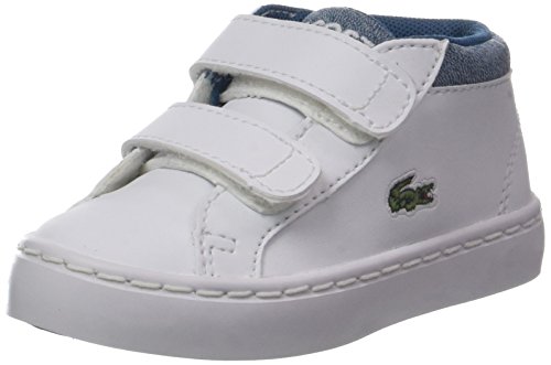 Lacoste Straightset Chukka 317 1, Entrenadores Unisex niños, Blanco (Wht/BLU), 24 EU
