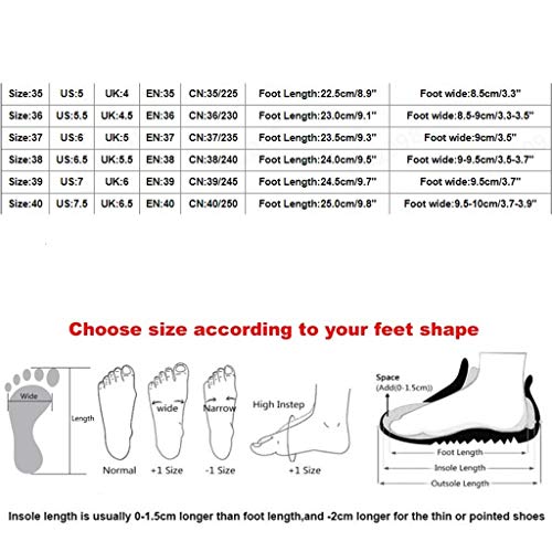 LANSKIRT Botas Altas para Mujer Zapatos de Plataforma Señoras Otoño Invierno Moda Tramo Faux Delgado Alto Botas Mujer Camperas Media Caña 35 EU - 40 EU