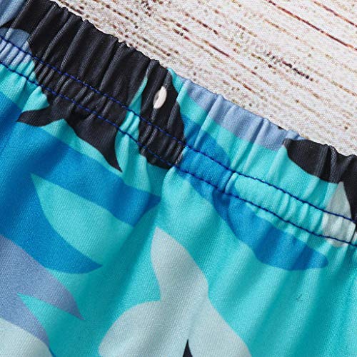 LANSKIRT Ropa Bebe Niño 1-4 Años Traje de Dos Piezas Tops de Estampados de Tiburón de Dibujos Animados sin Mangas + Pantalones Cortos para Niños