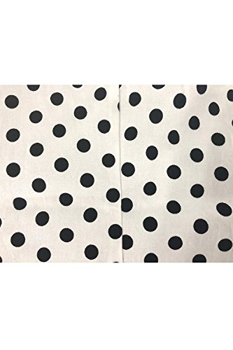 Las Mujer Vintage Algodón Polka Dot 50s Camisetas Tops Retro De Blusa tee White S