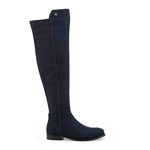 Laura Biagiotti Bota 5864-19_Micro-Lycra Mujer Color: Azul Talla: EU 36