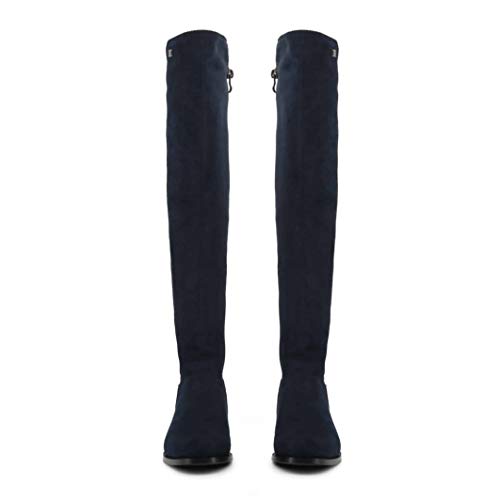 Laura Biagiotti Bota 5864-19_Micro-Lycra Mujer Color: Azul Talla: EU 36