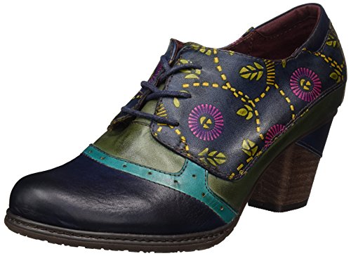 Laura Vita Adele 11, Zapatos de Cordones Derby Mujer, Azul Azul, 38 EU