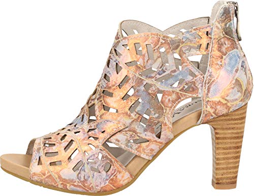 Laura Vita Alcbaneo 049, Sandalias con Punta Abierta Mujer, Marrón (Café 24 Café), 36 EU