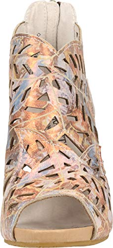 Laura Vita Alcbaneo 049, Sandalias con Punta Abierta Mujer, Marrón (Café 24 Café), 36 EU