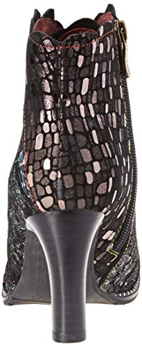LAURA VITA Alcbaneo 1279, Botines Mujer, Noir Noir, 42 EU