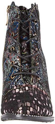 LAURA VITA Alcbaneo 1279, Botines Mujer, Noir Noir, 42 EU