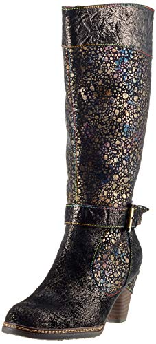 LAURA VITA Alizee 258, Botas Altas Mujer, Negro (Acier Acier), 39 EU