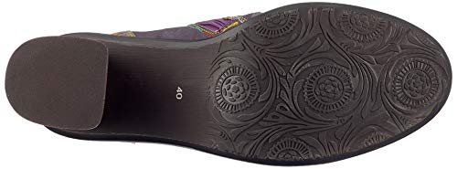 LAURA VITA Evcao 01, Botines Mujer, Violet Violet, 39 EU