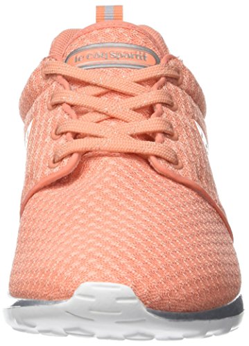 Le Coq Sportif Dynacomf W Feminine Mesh/Metallic, Zapatillas Mujer, Orange Papaya Punch Old Silver, 39 EU