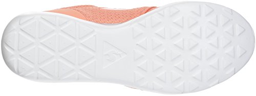 Le Coq Sportif Dynacomf W Feminine Mesh/Metallic, Zapatillas Mujer, Orange Papaya Punch Old Silver, 39 EU