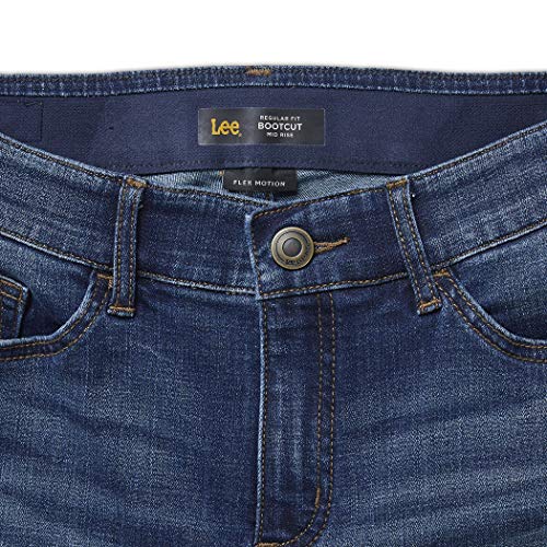 Lee Pantalones vaqueros de corte de botín para mujer con movimiento flexible y ajuste regular - Negro - 22 US