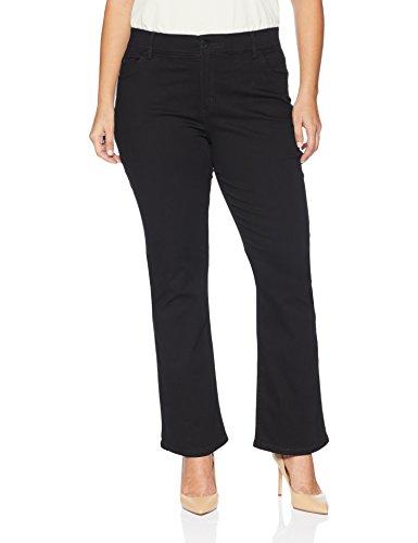 Lee Pantalones vaqueros de corte de botín para mujer con movimiento flexible y ajuste regular - Negro - 22 US