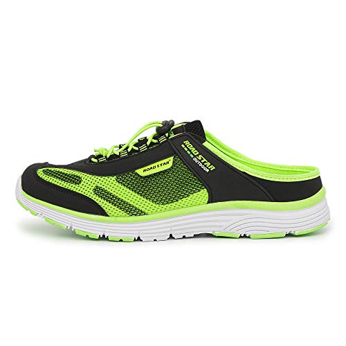 LEKANN 309 Sabots - Zapatillas deportivas para hombre (tallas 41-46), color Verde, talla 41 EU