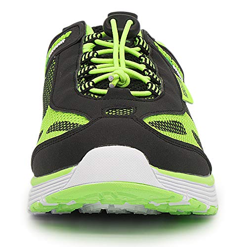 LEKANN 309 Sabots - Zapatillas deportivas para hombre (tallas 41-46), color Verde, talla 41 EU