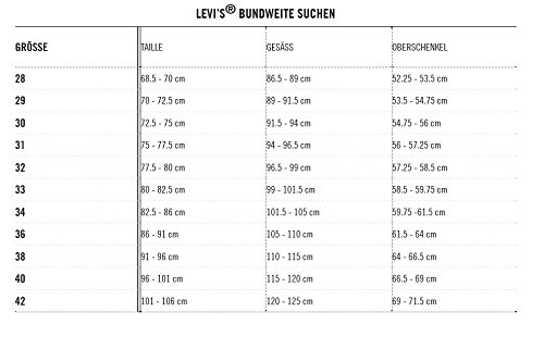 Levi's 501 Original Fit Jeans Vaqueros, Blue Dark Clean, 28W / 32L para Hombre