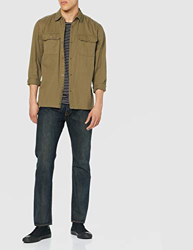 Levi's 501 Original Fit Jeans Vaqueros, Blue Dark Clean, 28W / 32L para Hombre