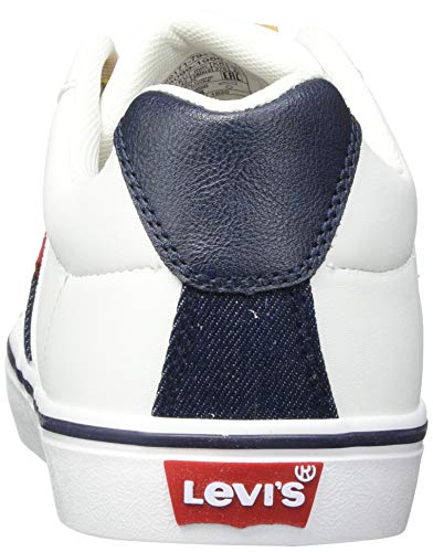 LEVIS FOOTWEAR AND ACCESORIAS Turner, zapatos de hombre, blanco, 43
