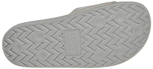 Levi's June Batwing S, Sandalia Mujer, Regular White, 37 EU