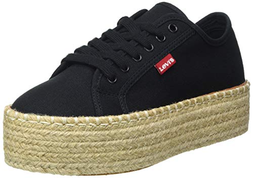 Levi's LAVIC, Zapatillas Mujer, Regular Black, 36 EU