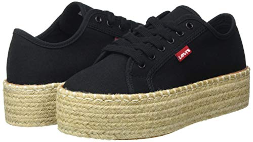 Levi's LAVIC, Zapatillas Mujer, Regular Black, 36 EU