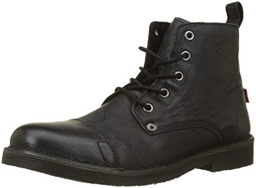 Levi's Track, Botas Biker Hombre, Negro (Noir Regular Black 59), 45 EU