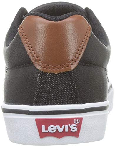Levi's Turner, Zapatillas para Hombre, Negro (R Black 159), 44 EU