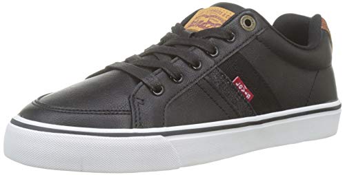 Levi's Turner, Zapatillas para Hombre, Negro (R Black 159), 44 EU