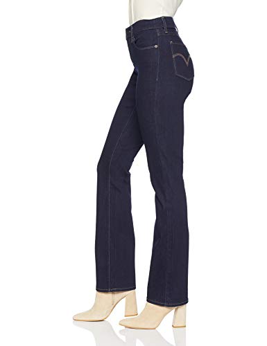 Levi's Women's Curvy Bootcut Jeans, Smooth Dark Rinse, 27 (US 4) S