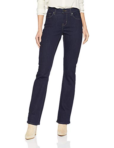 Levi's Women's Curvy Bootcut Jeans, Smooth Dark Rinse, 27 (US 4) S