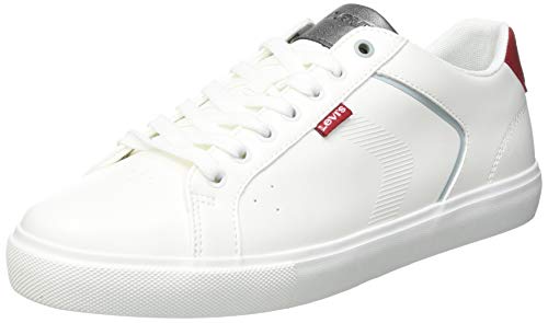 Levi's Woodward 2.0, Zapatillas Hombre, Regular White, 43 EU