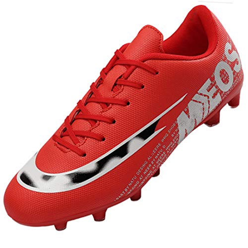 LIANNAO Zapatos de Fútbol Hombre Spike Aire Libre Profesionales Atletismo Training Botas de Fútbol Ligero Tacos Futbol Zapatos de Deporte 35-45EU