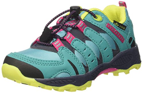 Lico Fremont, Zapatos de Senderismo para Niñas, Turquesa (Tuerkis/Pink/Lemon Tuerkis/Pink/Lemon), 31 EU