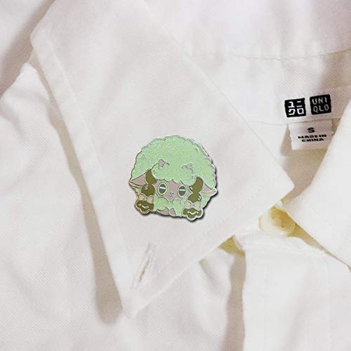 Lindo Juego Pins Esponjoso Oveja Amigo Brooch Cuando la Vida se Pone difícil, recuerde Seguir rodando como Wooloo!