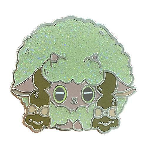 Lindo Juego Pins Esponjoso Oveja Amigo Brooch Cuando la Vida se Pone difícil, recuerde Seguir rodando como Wooloo!