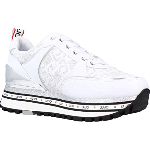 LIU JO Maxi Wonder 19 Sneaker Running Logo White BA1061PX136