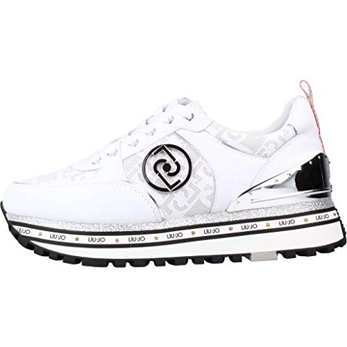 LIU JO Maxi Wonder 19 Sneaker Running Logo White BA1061PX136