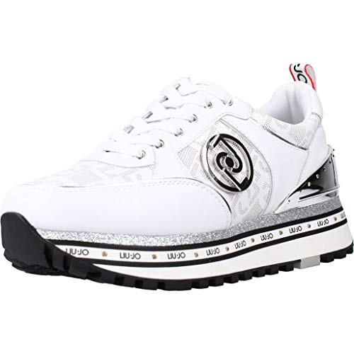 LIU JO Maxi Wonder 19 Sneaker Running Logo White BA1061PX136