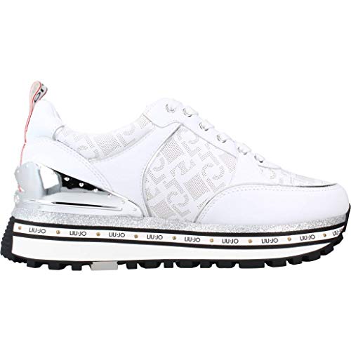 LIU JO Maxi Wonder 19 Sneaker Running Logo White BA1061PX136