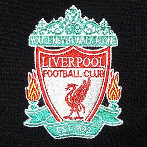 Liverpool FC - Polo oficial para hombre - Con el escudo del club - Negro - XXL