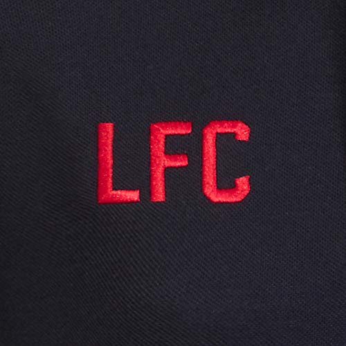 Liverpool FC - Polo oficial para hombre - Con el escudo del club - Negro - XXL