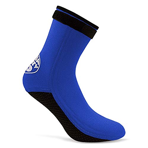 Lixada 3MM Calcetines de Buceo de Neopreno Snorkel Buceo Botas de Surf para Hombres Mujeres