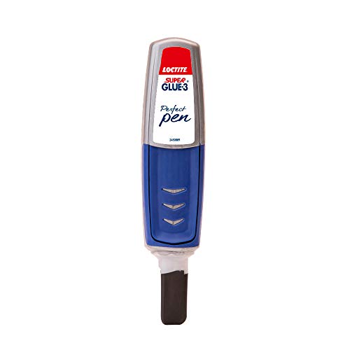 Loctite Super Glue-3 Perfect Pen, adhesivo transparente con forma de bolígrafo, pegamento instantáneo y universal antigoteo, fácil de usar y de gran precisión, 1x3 g