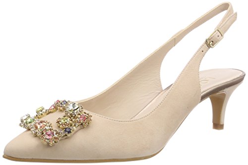 lodi Clavel, Zapatos de tacón con Punta Cerrada Mujer, Rosa (Ante Nude Nude), 36 EU