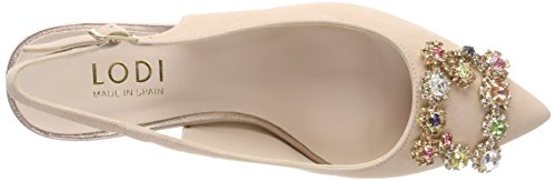 lodi Clavel, Zapatos de tacón con Punta Cerrada Mujer, Rosa (Ante Nude Nude), 36 EU