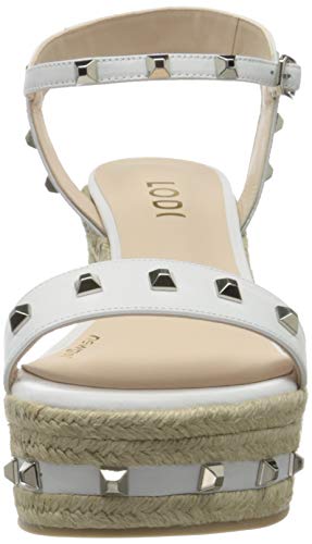 lodi Edel, Sandalias con cuña Tipo Alpargatas Mujer, Blanco, 40 EU