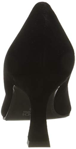 lodi NALISA1, salón para Mujer, Ante Negro