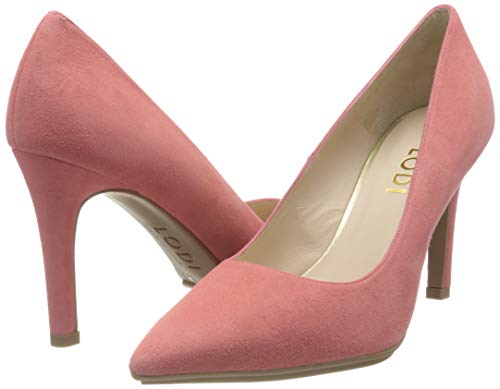 lodi Rachel-TP, Zapato Salón Mujer, Ante Coral, 38 EU