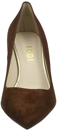lodi Rachel-TP, Zapatos de tacón con Punta Cerrada Mujer, Marrón (Ante Caoba Ante Caoba), 40 EU
